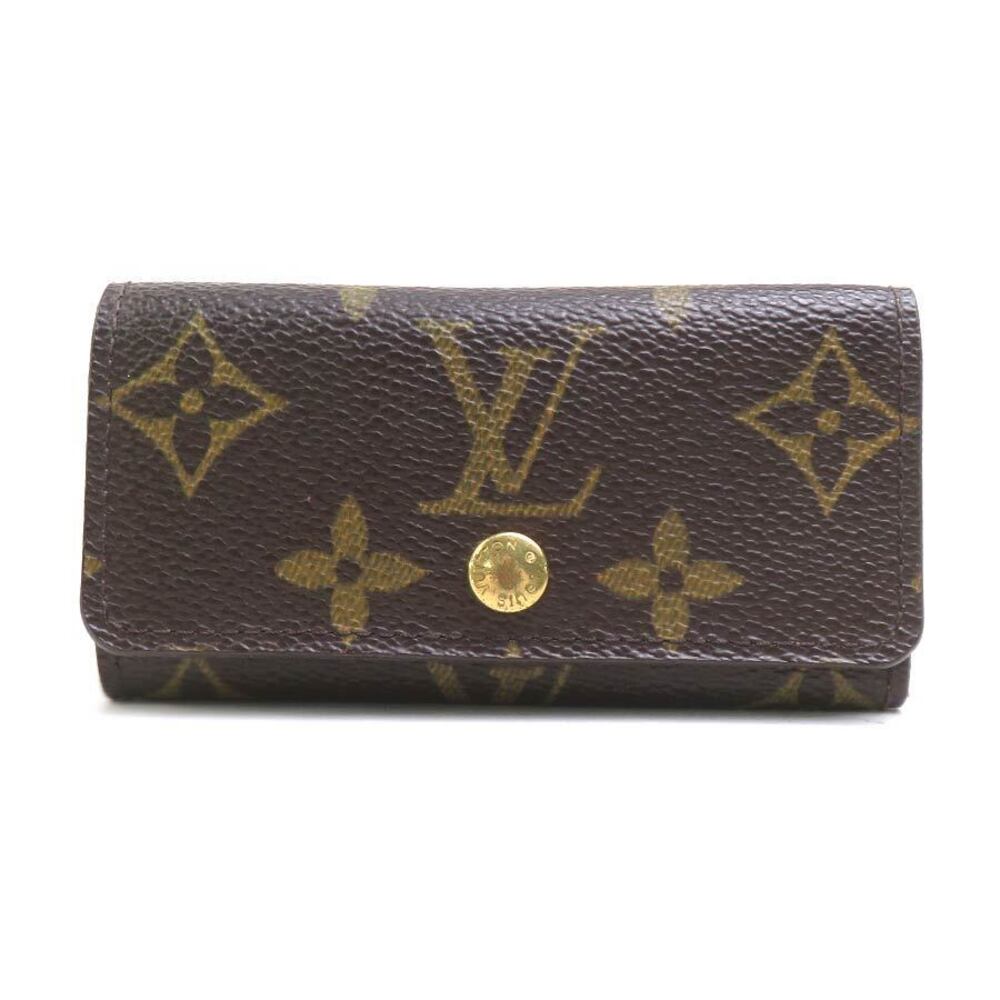 Louis Vuitton Key Case Wallet Monogram Multicles Canvas Brown